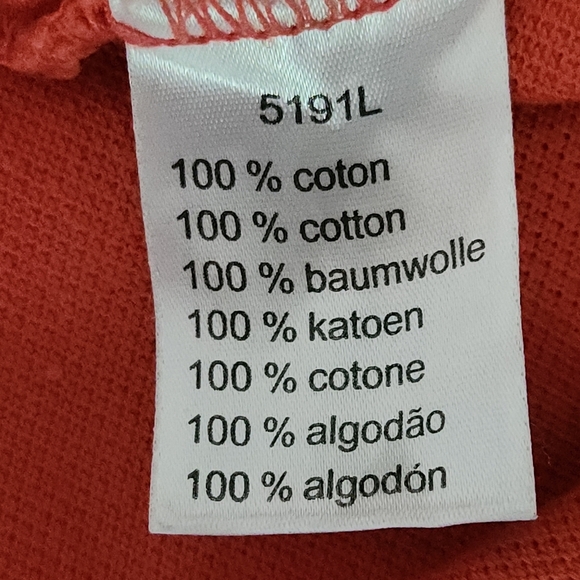 LACOSTE Men's Classic Fit Original polo coral size 9 (4XL) - Picture 8 of 11